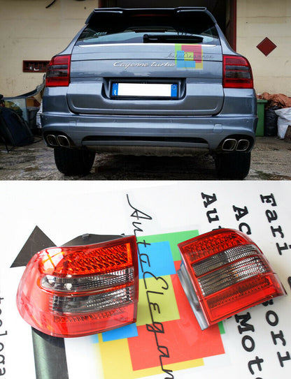 DARK LED REAR LIGHTS PORSCHE CAYENNE 2002-2007 SPORTY LOOK