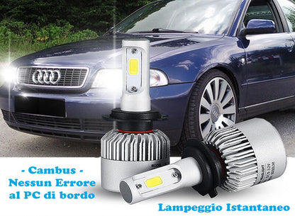 LAMPADE ANABBAGLIANTI LED AUDI A4 B5 1994-2000 ISTANTANEO 6000K CREE