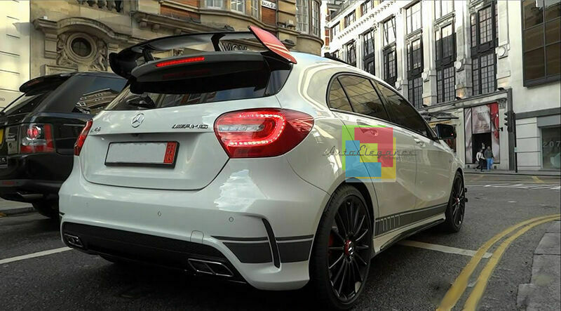 MERCEDES CLASSE A W176 MINIGONNE LATERALI SOTTO PORTA ABS / PLASTIC AMG LOOK