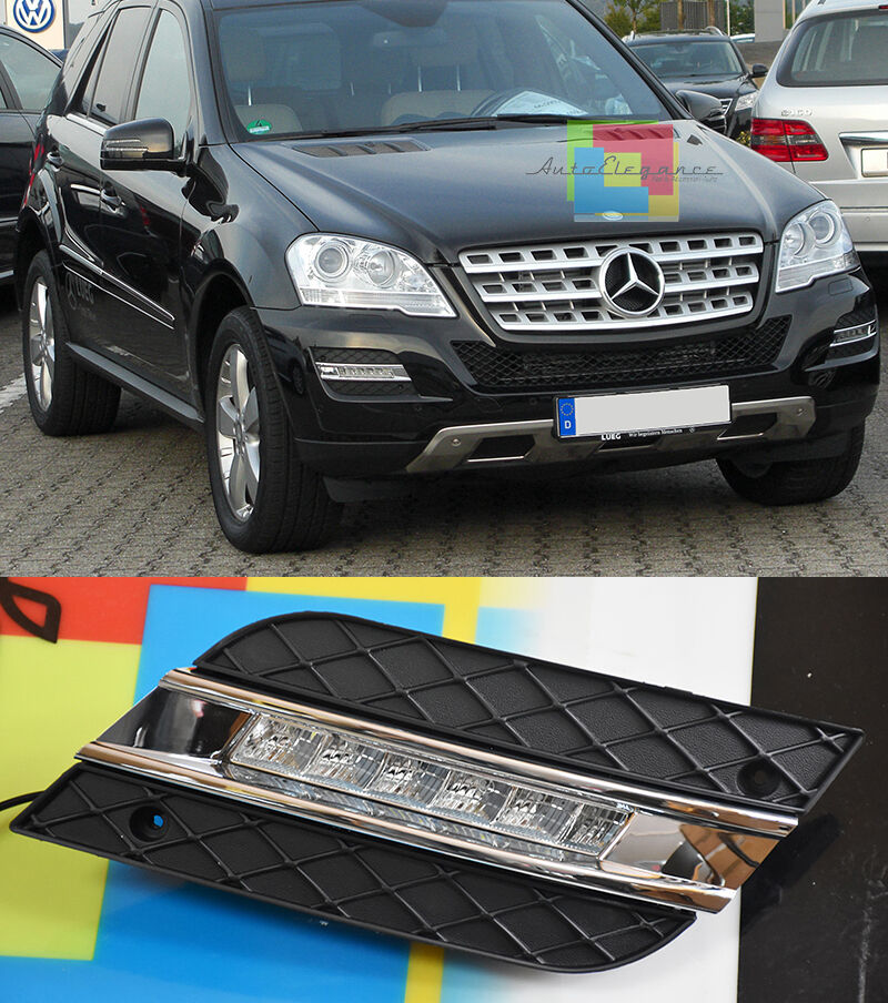 Griglie Fendinebbia a LED PER MERCEDES ML W164 2008-2011 LIFT DRL Diurne