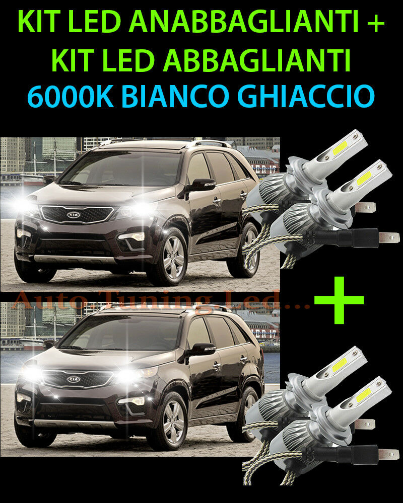 KIT LED LAMPADE ABBAGLIANTI & ANABBAGLIANTI PER KIA SORENTO 2009-2014 -.