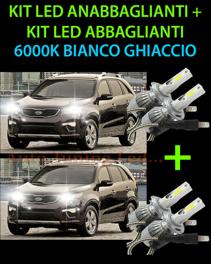 KIT LED LAMPADE ABBAGLIANTI & ANABBAGLIANTI PER KIA SORENTO 2009-2014 -.