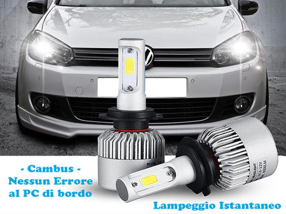 LAMPADE ANABBAGLIANTI LED VW GOLF 6 2008-2012 LAMPEGGIO ISTANTANEO 6000K