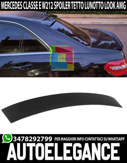 MERCEDES E-CLASS W212 REAR ROOF SPOILER REAR WINDOW ABS