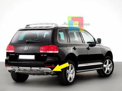 UNDER BUMPER SPOILER REAR PROTECTION VW TOUAREG 7L 02-06 SPORTY LOOK