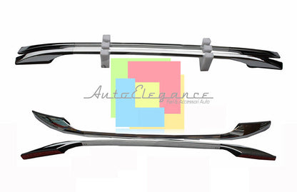 CHROME ROOF RAILS HYUNDAI IX35 2012-2015 ALUMINUM ROOF BARS