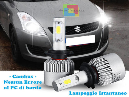 LAMPADE ABBAGLIANTI ANABBAGLIANTI LED SUZUKI SWIFT 2010+ ISTANTANEO 6000K ---