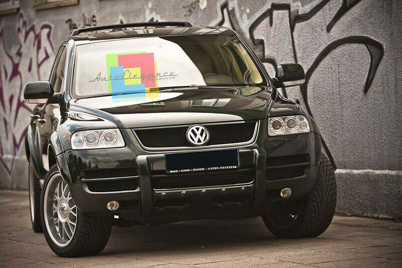 UNDER BUMPER VW TOUAREG 2002-2006 FRONT SPORT LOOK BULL BAR .- 