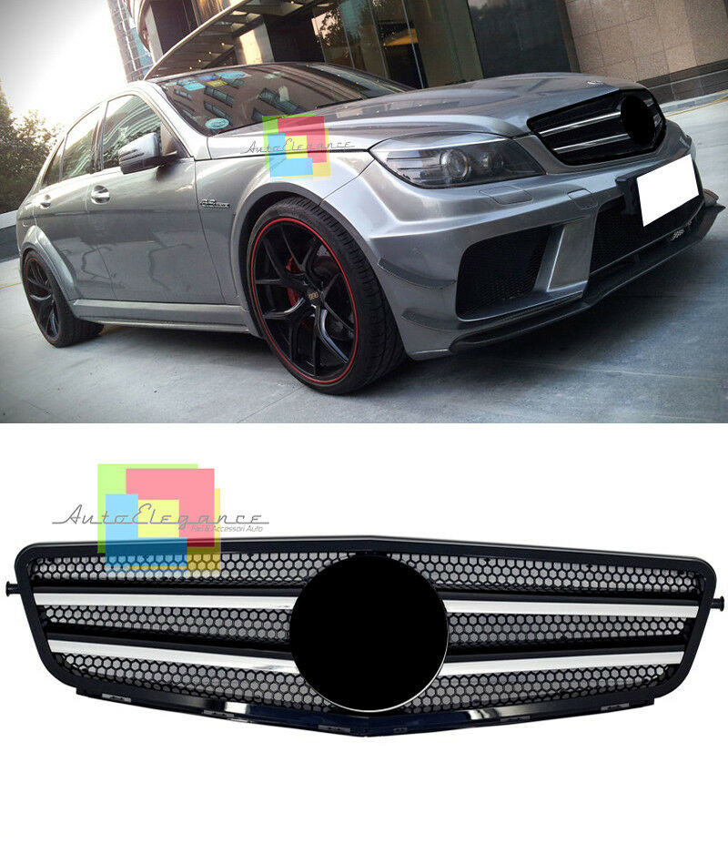GRIGLIA ANTERIORE MERCEDES W204 S204 C204 2007-2014 DESIGN AMG C63