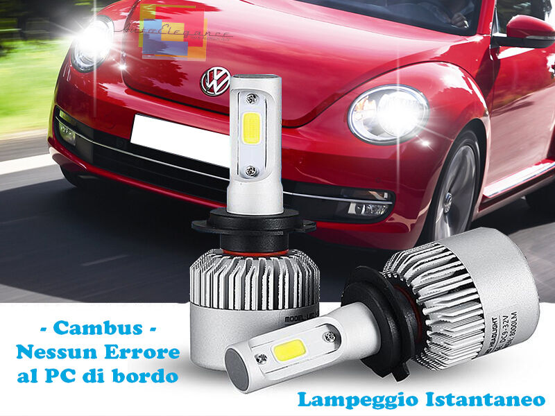 LAMPADE ABBAGLIANTI ANABBAGLIANTI LED VW BEETLE 5C 2011+ ISTANTANEO CREE