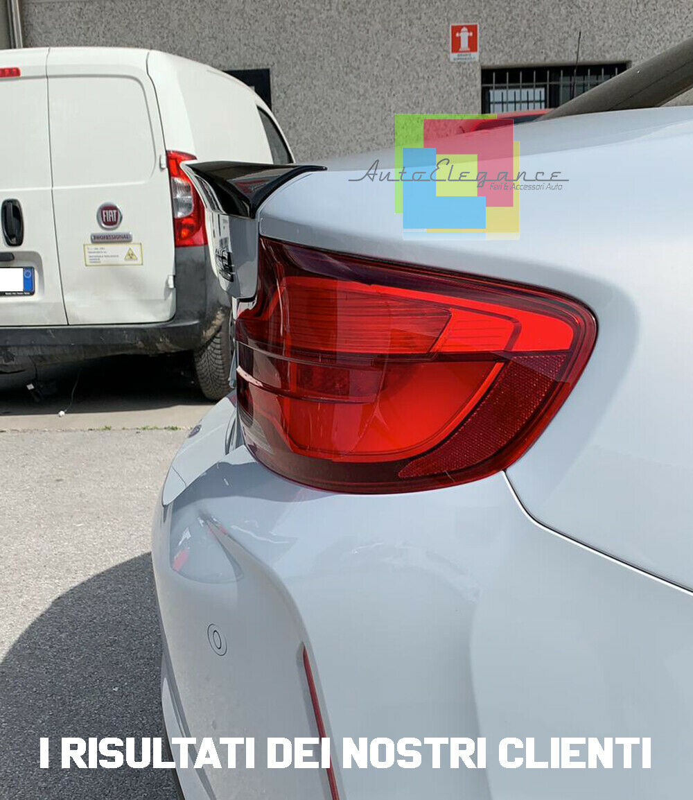 BMW SERIE 2 F22 F23 COUPE CABRIO 2013+ SPOILER POSTERIORE SUL COFANO LOOK M2 AUTOELEGANCERICAMBI