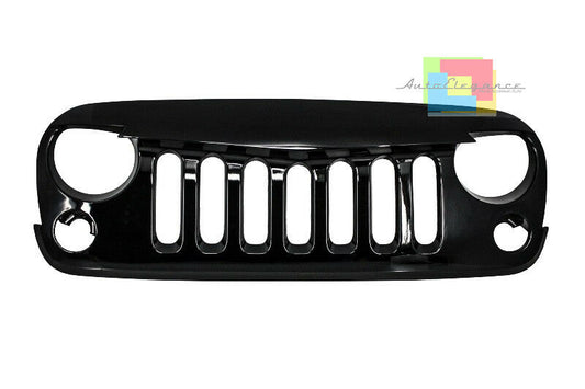 GRIGLIA ANTERIORE NERA Jeep Wrangler JK / Rubicon JK 07-17 DESIGN ANGRY BIRD
