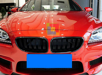 GRIGLIA ANTERIORE NERO LUCIDO M DOPPIA FASCIA BMW BMW SERIE 6 F06 F12 F13