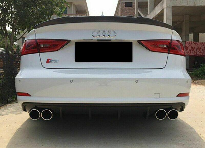 SPOILER POSTERIORE SUL COFANO S4 RS4 LOOK AUDI A4 B9 DAL 2015 IN POI BERLINA