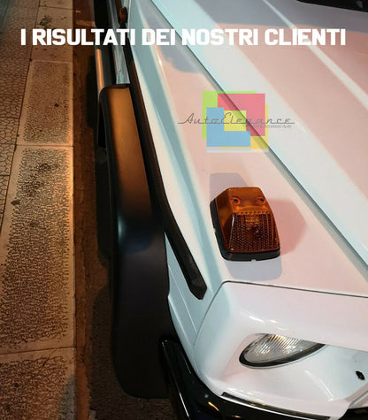 PARAFANGHI ALLARGATI MERCEDES CLASSE G W463 SPOILER PASSARUOTA LOOK AMG G55 -1