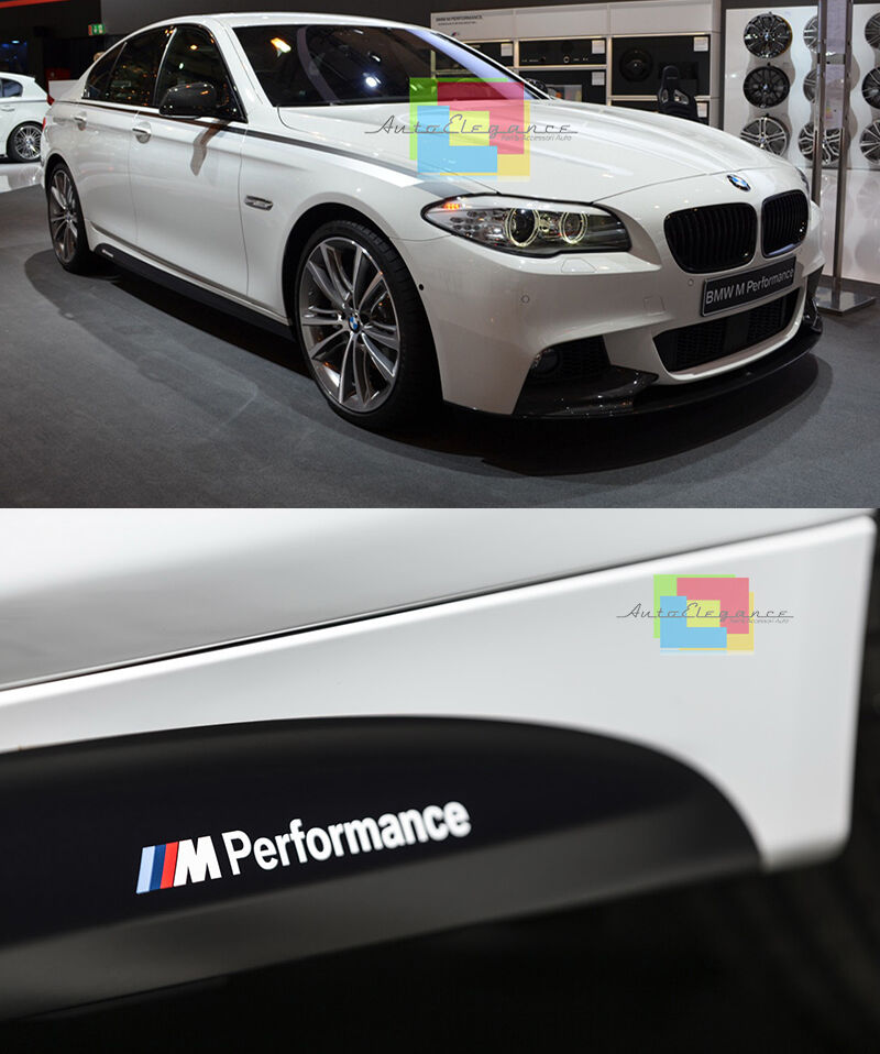 BMW 5 SERIES F10 2011-2015 ADHESIVE VINYLS ON SIDE SKIRTS M SPORT LOGO