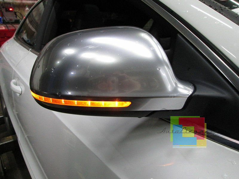 AUDI A4 S4 B8 8K 2008-2012 FRECCE LED DINAMICHE PER SPECCHI LATERALI LOOK FUME AUTOELEGANCERICAMBI