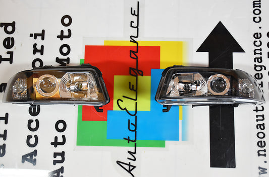 COPPIA FARI ANTERIORI H7 / H7 - AUDI A4 B5 1994-2000 FANALI LENTICOLARI AUTOELEGANCERICAMBI