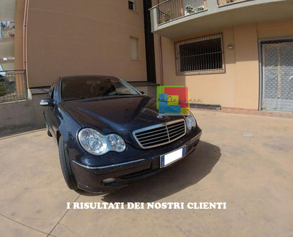 MERCEDES C-CLASS W203 2000-2006 LENTICULAR HEADLIGHTS