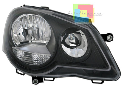 VW POLO 9N3 2005-2009 FARI ANTERIORI DESIGN GTI ATTACCO FANALI H7 / H1