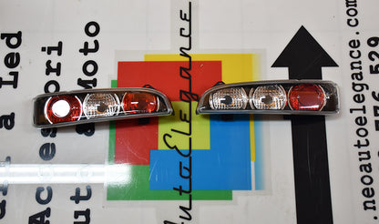 REAR LIGHTS BLACK BACKGROUND FIAT 600 SEICENTO 1998+ TUNING LOOK