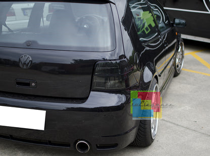 VW Golf 4 1997-2004 FARI POSTERIORI FUME&apos; NERI FANALI SPORTIVI LOOK TUNING