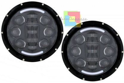 Land Rover Defender 90/110 FARI ANTERIORI FULL LED CON LUCI DIURNE CREE LED