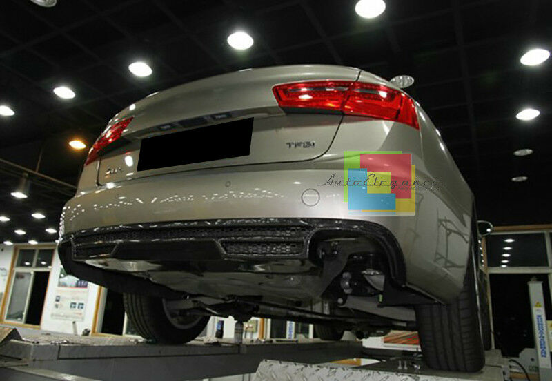 SOTTO PARAURTI PER AUDI A6 4G 2010-2014 AVANT BERLINA DIFFUSORE ABT LOOK .-