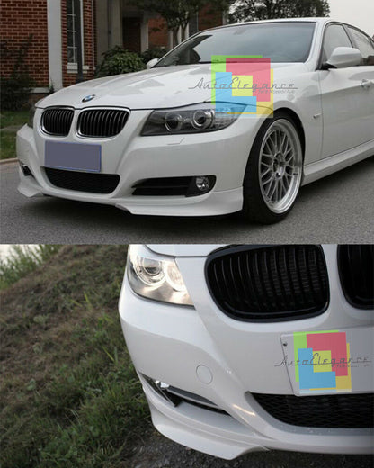 BMW SERIE 3 E90 E91 2008-2011 RESTYLING SPOILER BAFFI SOTTO PARAURTI DESIGN M AUTOELEGANCERICAMBI