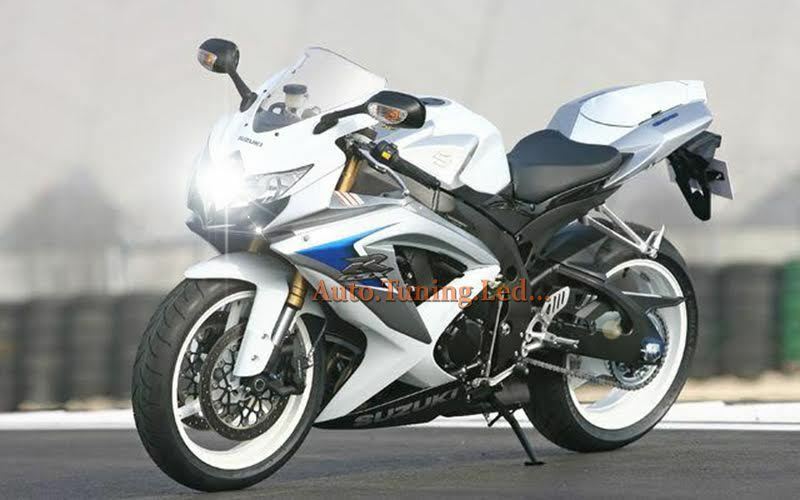 XENON CREE LED 6000K MOTO 2009 Suzuki GSX-R ANABBAGLIANTE + ABBAGLIANTE H7 + H7
