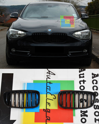 GRIGLIA ANTERIORE NERA BMW SERIE 1 F20 2011-2014 DESIGN M1