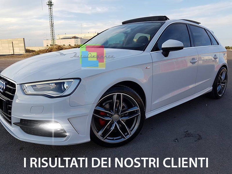 LAMPADE FENDINEBBIA A LED CREE AUDI A3 8V 2012+ CAMBUS BIANCO GHIACCIO