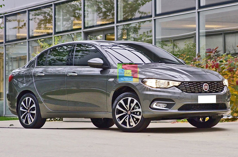 ADHESIVE MOULDS FIAT TIPO 2015+ CHROME FRONT FOG LIGHTS