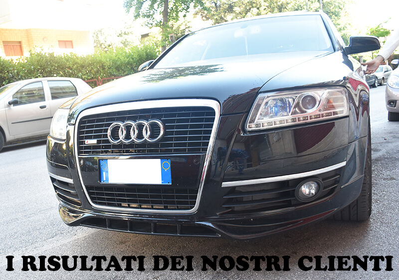 SPOILER ANTERIORE AUDI A6 4F 04-08 AVANT BERLINA SOTTO PARAURTI LOOK SLINE S6