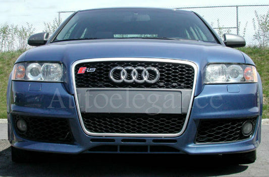 SPOILER ANTERIORE LOOK S4 SOTTO PARAURTI AUDI A4 B6 BERLINA AVANT 2000-2004 .-.