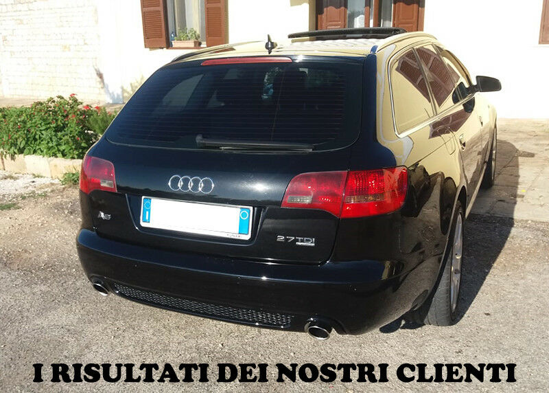 DIFFUSORE POSTERIORE SOTTO PARAURTI AUDI A6 4F C6 AVANT 04-08 PER LOOK S-LINE