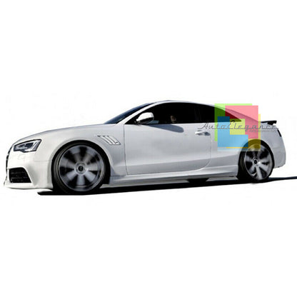 MINIGONNE LATERALI AUDI A5 COUPE DAL 2007 IN POI SOTTOPORTA RS5 IN ABS