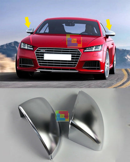 COPERTURE SATINATE AUDI TT FV 2015-2017 SPECCHI CALOTTE SPECCHIETTI SLINE STT AUTOELEGANCERICAMBI