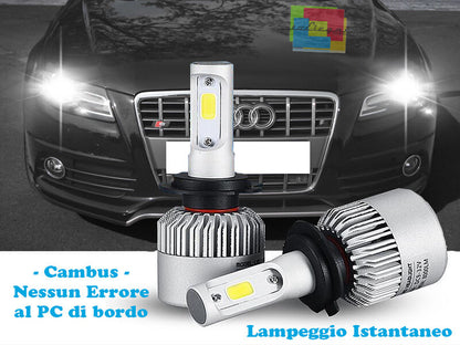 LAMPADE ANABBAGLIANTI LED AUDI A4 B8 8K 2008 IN POI ISTANTANEO 6000K CREE