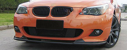 BMW SERIE 5 E60 E61 SOTTO PARAURTI SPLITTER ANTERIORE ABS NERO PER MTECH AUTOELEGANCERICAMBI