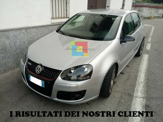 BLACK HEADLIGHTS VW GOLF 5 MK5 - JETTA 3 - 2003-2008 GTI LOOK H7 MOUNT H7