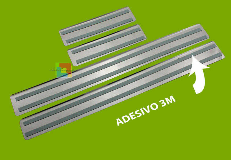 HONDA JAZZ MK4 2013 ONWARDS CHROME ADHESIVE DOOR SILL SPORT LOOK 4 PIECES
