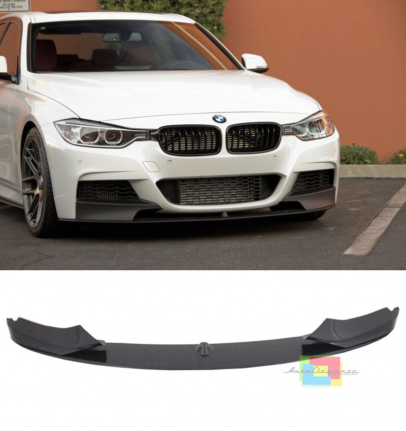 BMW SERIE 3 F30 F31 SPOILER SOTTO PARAURTI ANTERIORE M PERFORMANCE LOOK CARBONIO AUTOELEGANCERICAMBI