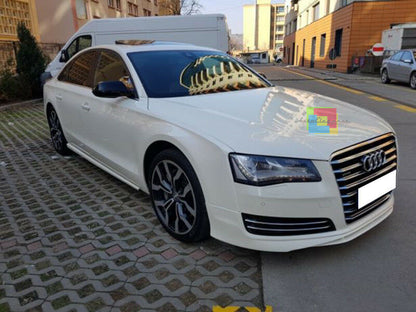 SPOILER LOOK SLINE S8 SOTTO PARAURTI ANTERIORE AUDI A8 D4 2010-2014