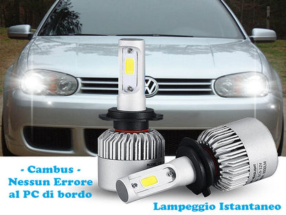 LAMPADE ANABBAGLIANTI LED VW GOLF 4 1997-2004 LAMPEGGIO ISTANTANEO 6000K