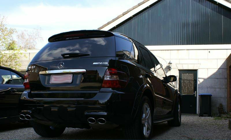 REAR AMG LOOK WING MERCEDES ML W164 2005-2011 ROOF SPOILER