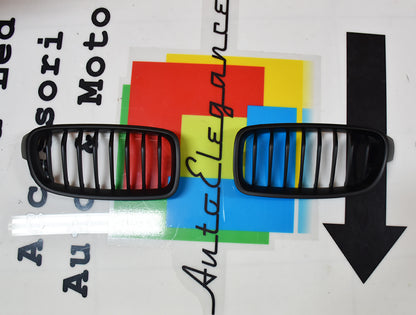 GRIGLIA ANTERIORE CALANDRA NERO OPACO M PER BMW SERIE 3 F30 F31 2011 IN POI