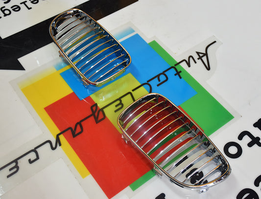 GRIGLIA ANTERIORE CROMATA LOOK M - BMW SERIE 1 E81 E82 E87 E88 2007-2011