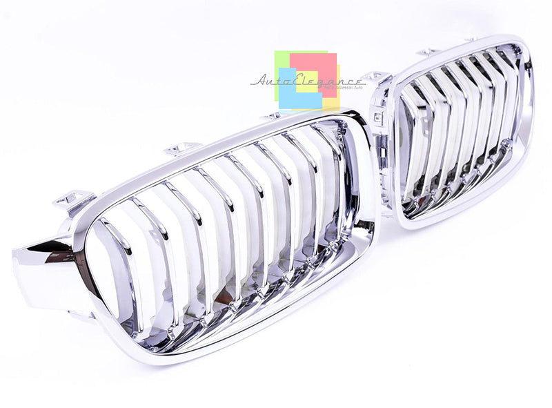 CALANDRA CROMATA GRIGLIA ANTERIORE PER BMW SERIE 3 F30 F31 2012+ LOOK M AUTOELEGANCERICAMBI