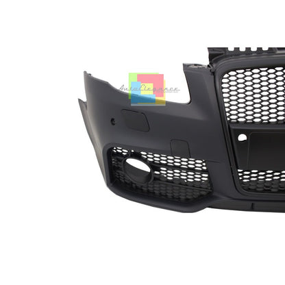 AUDI A4 B7 2004-2007 PARAURTI ANTERIORE COMPLETO + GRIGLIA ANTERIORE LOOK RS4 AUTOELEGANCERICAMBI